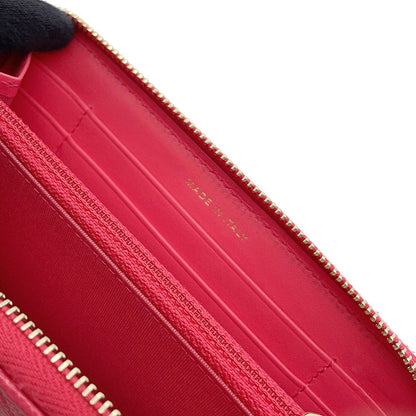 CHANEL CHANEL19 Matelasse Small Zip Wallet Pink Caviar Leather