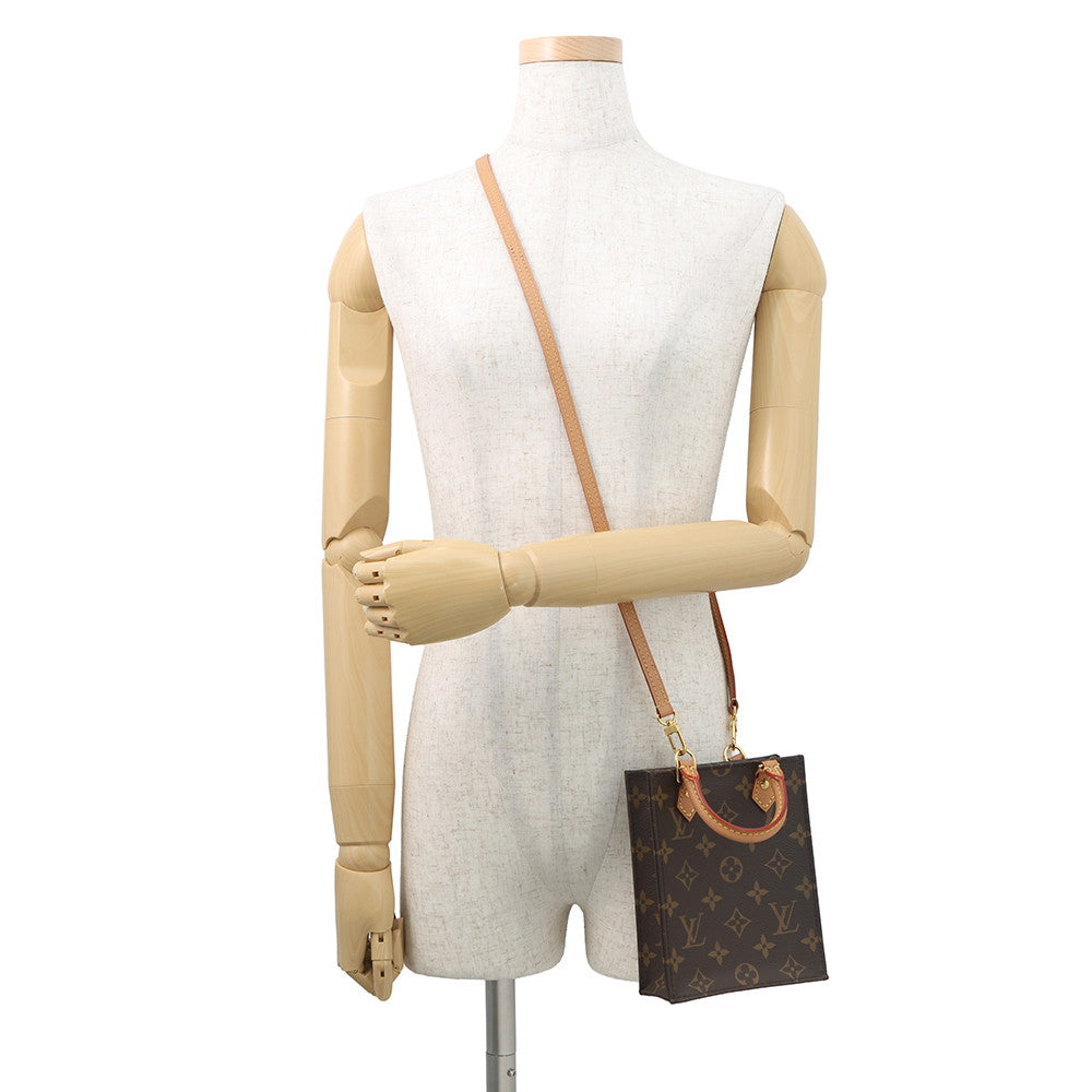 LOUIS VUITTON Petit Sac Plat BrownM69442 Monogram