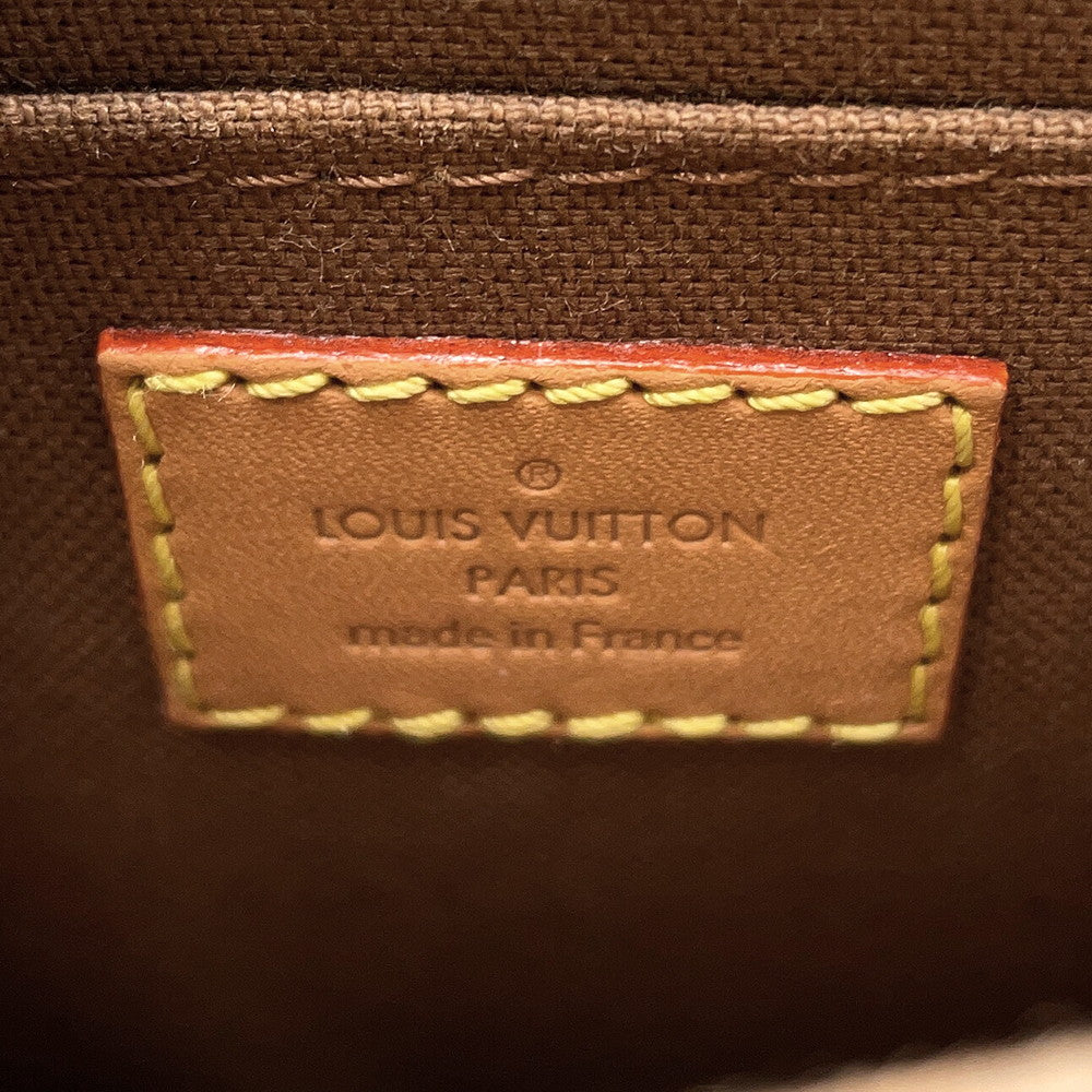 LOUIS VUITTON Petit Sac Plat BrownM69442 Monogram
