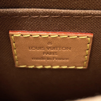 LOUIS VUITTON Petit Sac Plat BrownM69442 Monogram