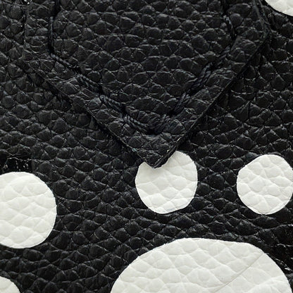 LOUIS VUITTON LV × YK Nano Speedy Noir/WhiteM81910 Monogram Empreinte Leather Infinity Dot Size Nano