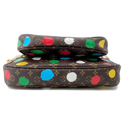 LOUIS VUITTON LV x YK Multi・Pochette Accessoires RedM46385 Monogram Painted Dot