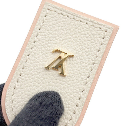 LOUIS VUITTON Carryall Zip NM White/PinkM24141 Bicolor Monogram Empreinte Leather Size PM