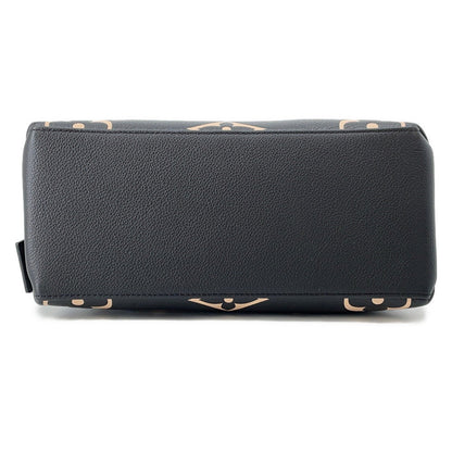 LOUIS VUITTON Petit Palais Noir/BeigeM58913 Bicolor Monogram Empreinte Leather Size PM