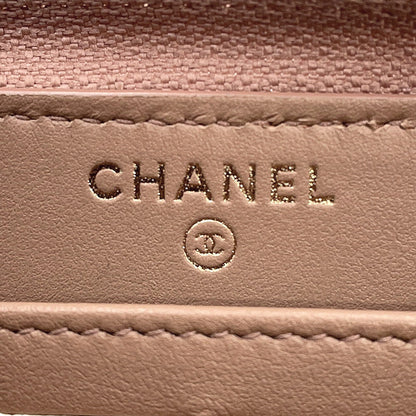 CHANEL Boy Chanel Wallet BeigeA80815 Caviar Leather
