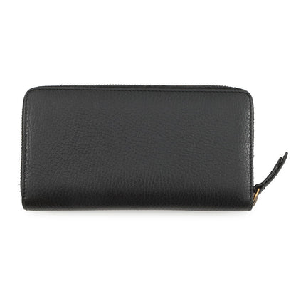 GUCCI GG Marmont Zip AroundNagazaiCloth Black/Multicolor474584 Leather