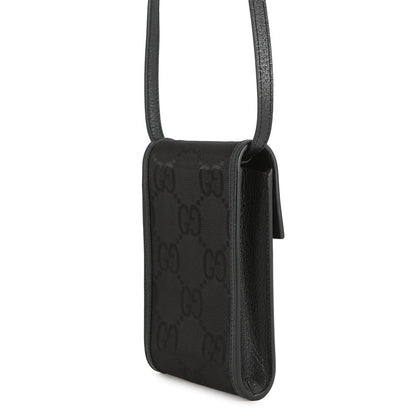 GUCCI Off the Grit Shoulder Bag Black625599 GGNylon
