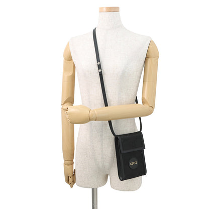 GUCCI Off the Grit Shoulder Bag Black625599 GGNylon