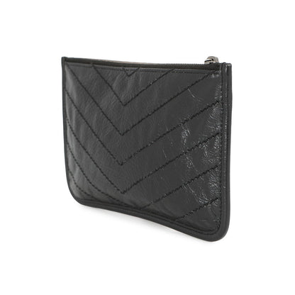 SAINT LAURENT PARIS Niki Bill Pouch Black583577 Leather