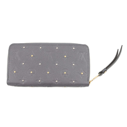 LOUIS VUITTON Zippy Wallet GrayM62209 Monogram Empreinte Leather/Studded