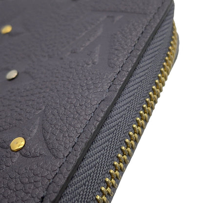 LOUIS VUITTON Zippy Wallet GrayM62209 Monogram Empreinte Leather/Studded