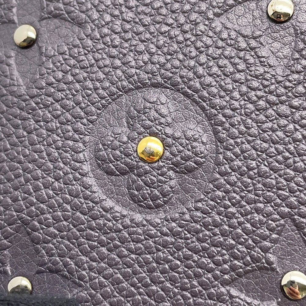 LOUIS VUITTON Zippy Wallet GrayM62209 Monogram Empreinte Leather/Studded