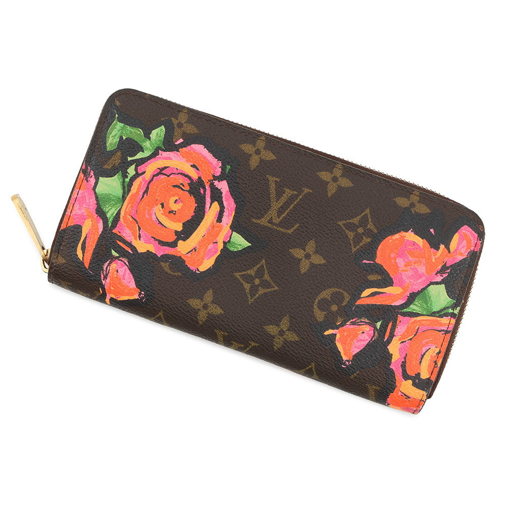 LOUIS VUITTON Zippy Wallet BrownM93759 Monogram・Rose