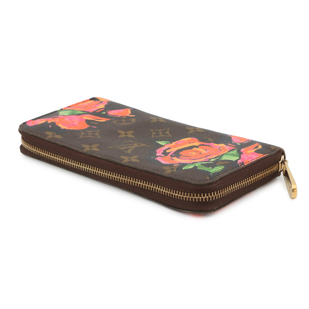 LOUIS VUITTON Zippy Wallet BrownM93759 Monogram・Rose