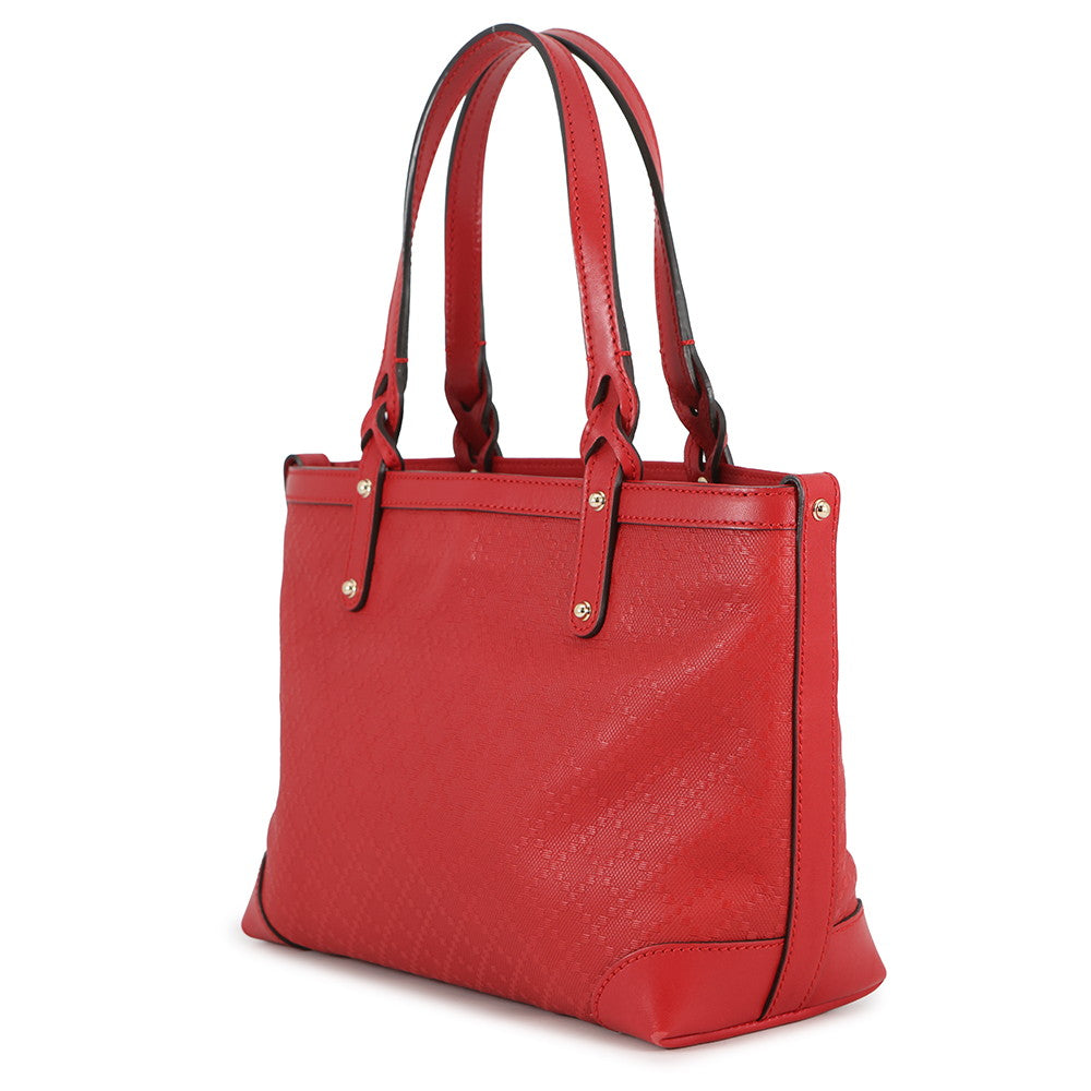 GUCCI Diamante Tote Bag Red269878 Leather