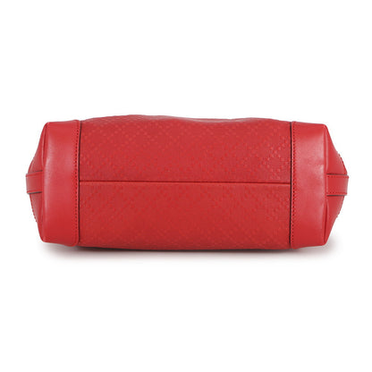 GUCCI Diamante Tote Bag Red269878 Leather