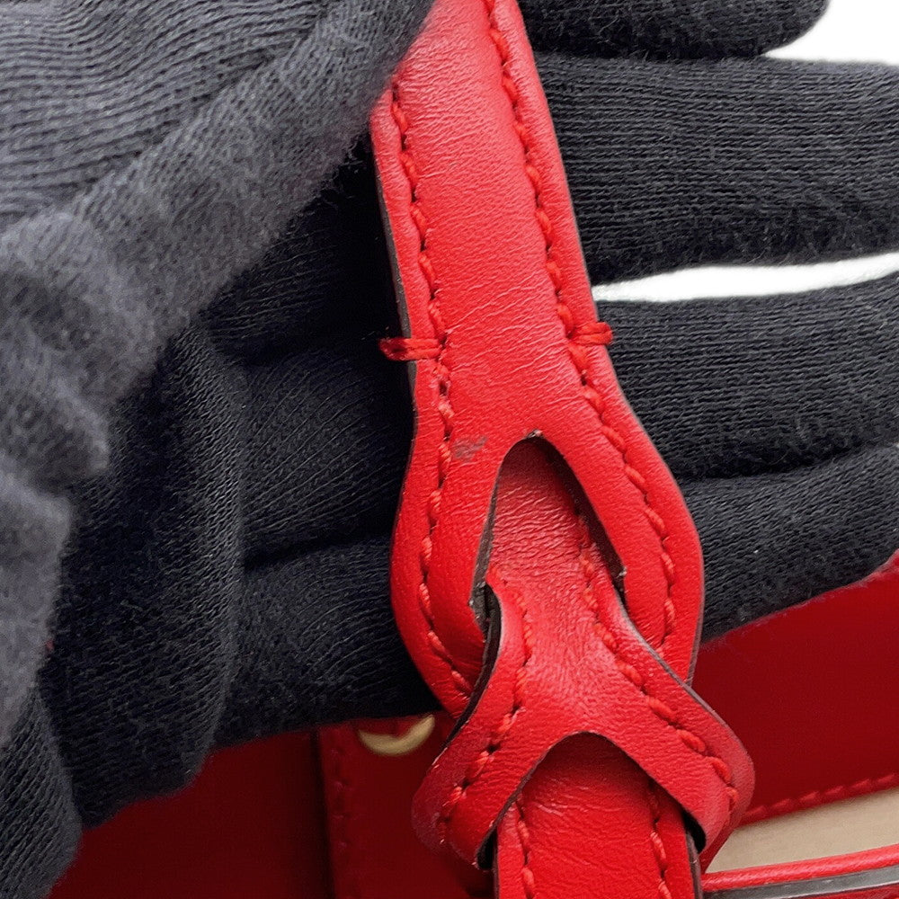 GUCCI Diamante Tote Bag Red269878 Leather