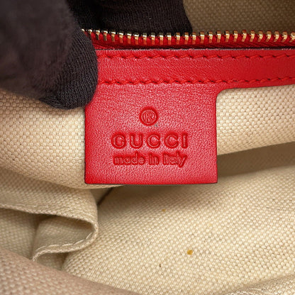 GUCCI Diamante Tote Bag Red269878 Leather