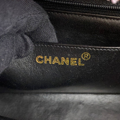 CHANEL Parent-child Bag Purple Tweed