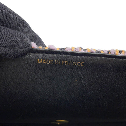 CHANEL Parent-child Bag Purple Tweed