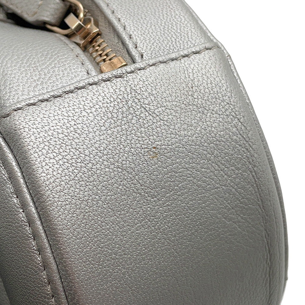 CHANEL CHANEL19 Round ChainShoulder Bag SilverAP0945 Lambskin