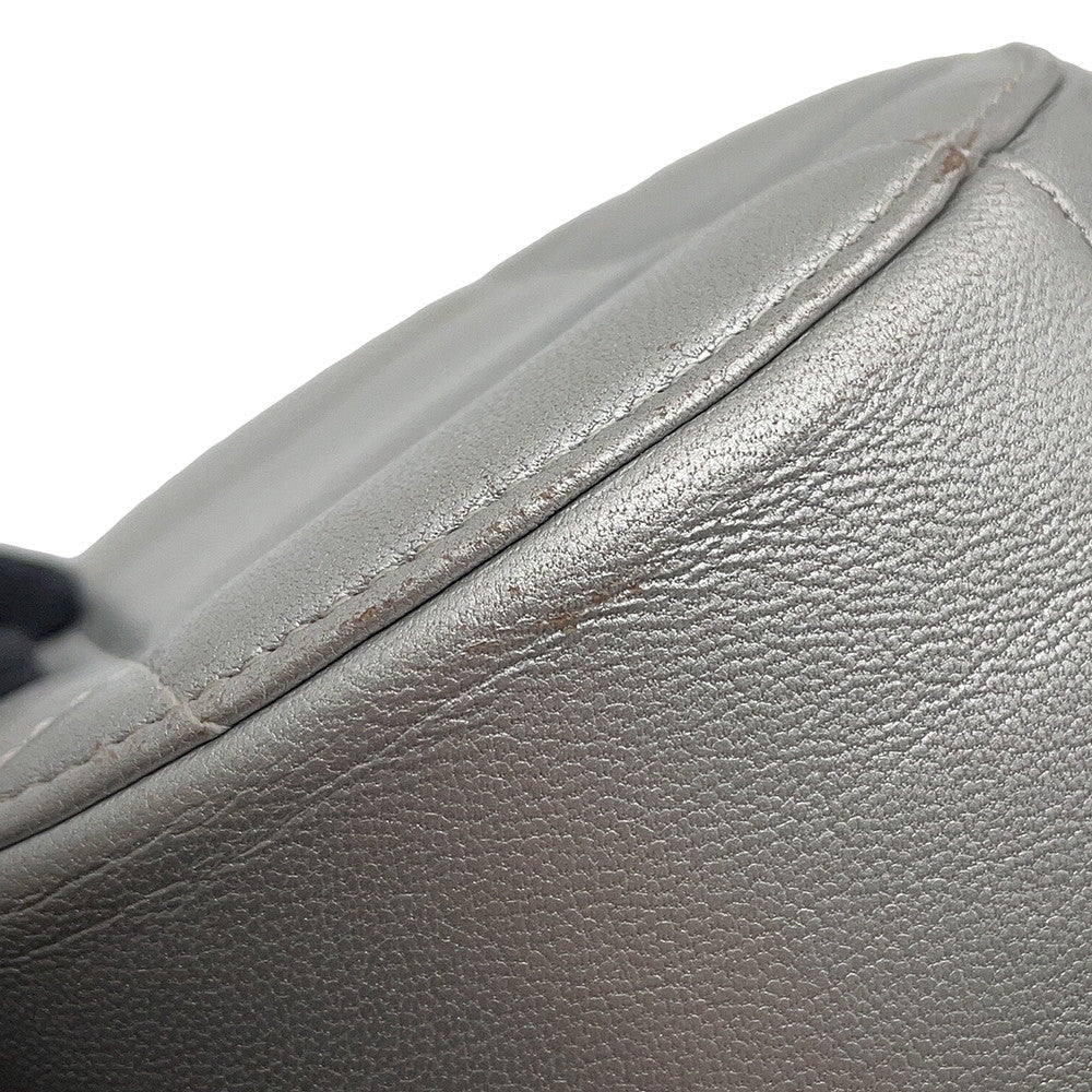 CHANEL CHANEL19 Round ChainShoulder Bag SilverAP0945 Lambskin