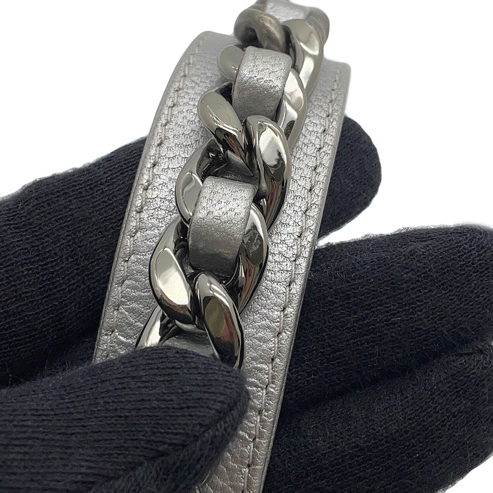 CHANEL CHANEL19 Round ChainShoulder Bag SilverAP0945 Lambskin