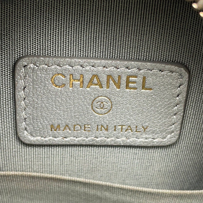 CHANEL CHANEL19 Round ChainShoulder Bag SilverAP0945 Lambskin