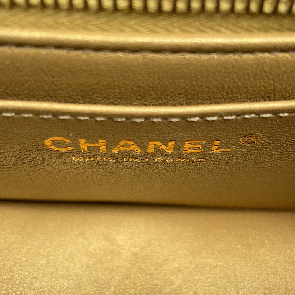 CHANEL Matelasse ChainShoulder Bag BlackAS1786 Lambskin Size Mini