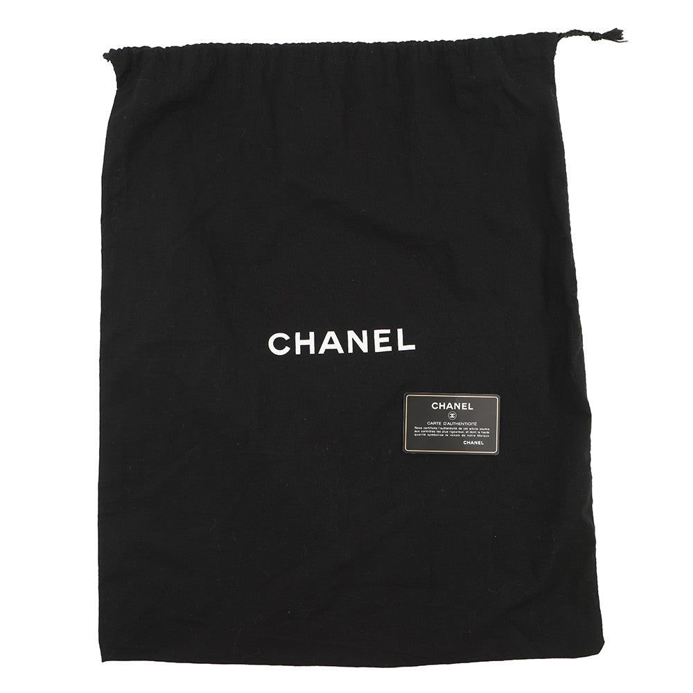 CHANEL Matelasse Double Flap ChainShoulder Bag GrayA01112 Caviar Leather Size 25