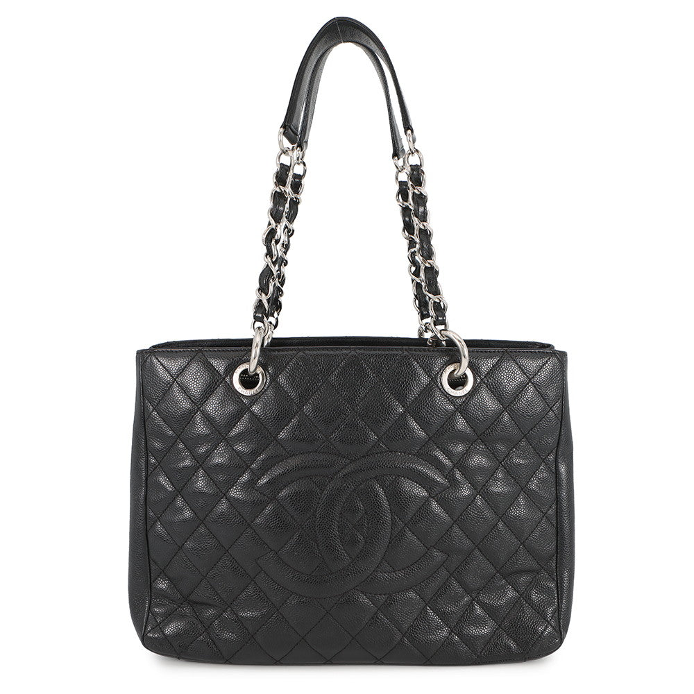 CHANEL GST Chain Tote Bag BlackA50995 Caviar Leather