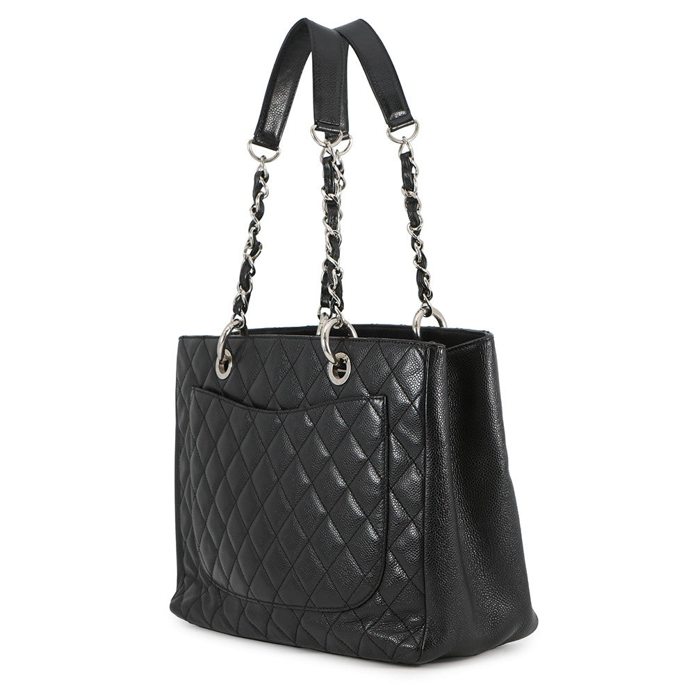 CHANEL GST Chain Tote Bag BlackA50995 Caviar Leather