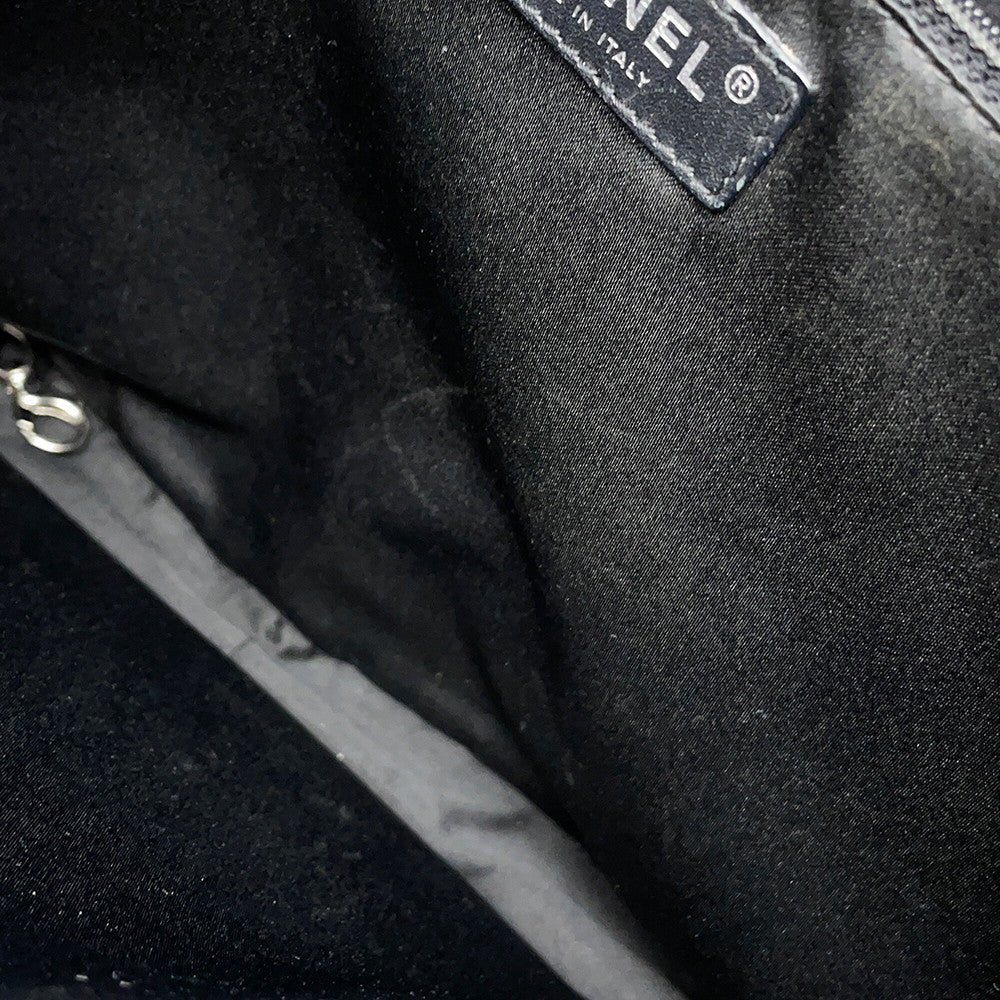 CHANEL GST Chain Tote Bag BlackA50995 Caviar Leather