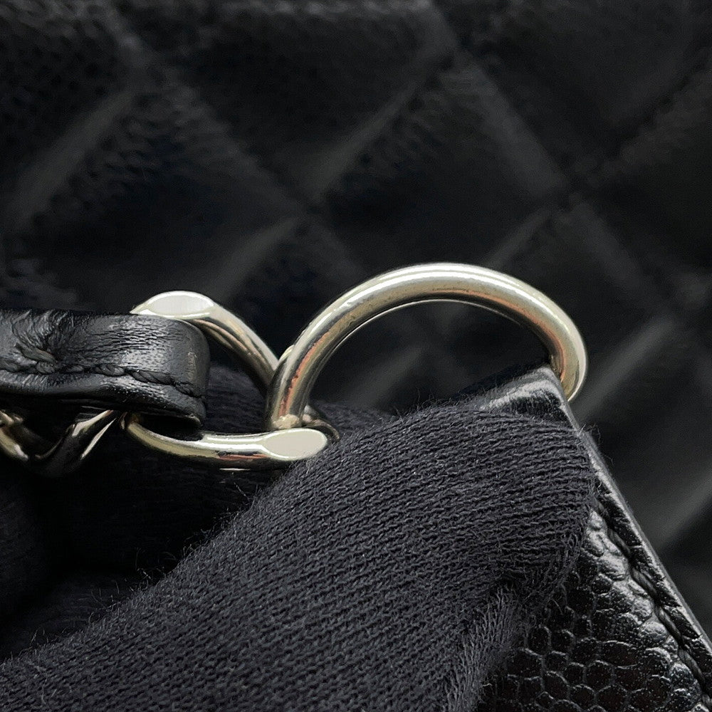 CHANEL GST Chain Tote Bag BlackA50995 Caviar Leather