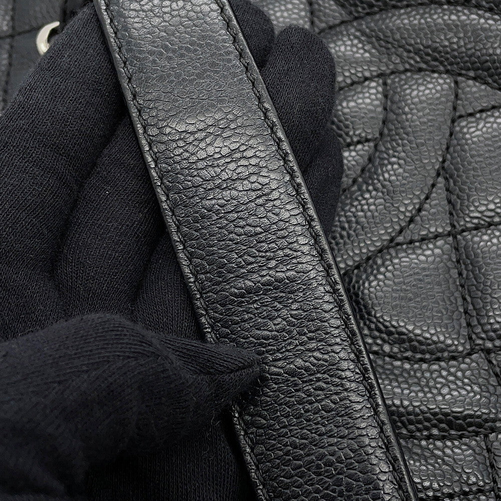 CHANEL GST Chain Tote Bag BlackA50995 Caviar Leather