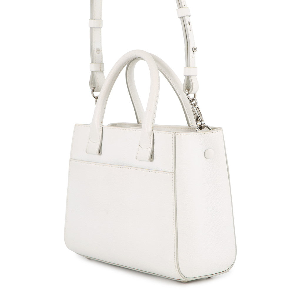 CHANEL Neo Executive 2WAY Handbag WhiteA69929 Leather Size Small