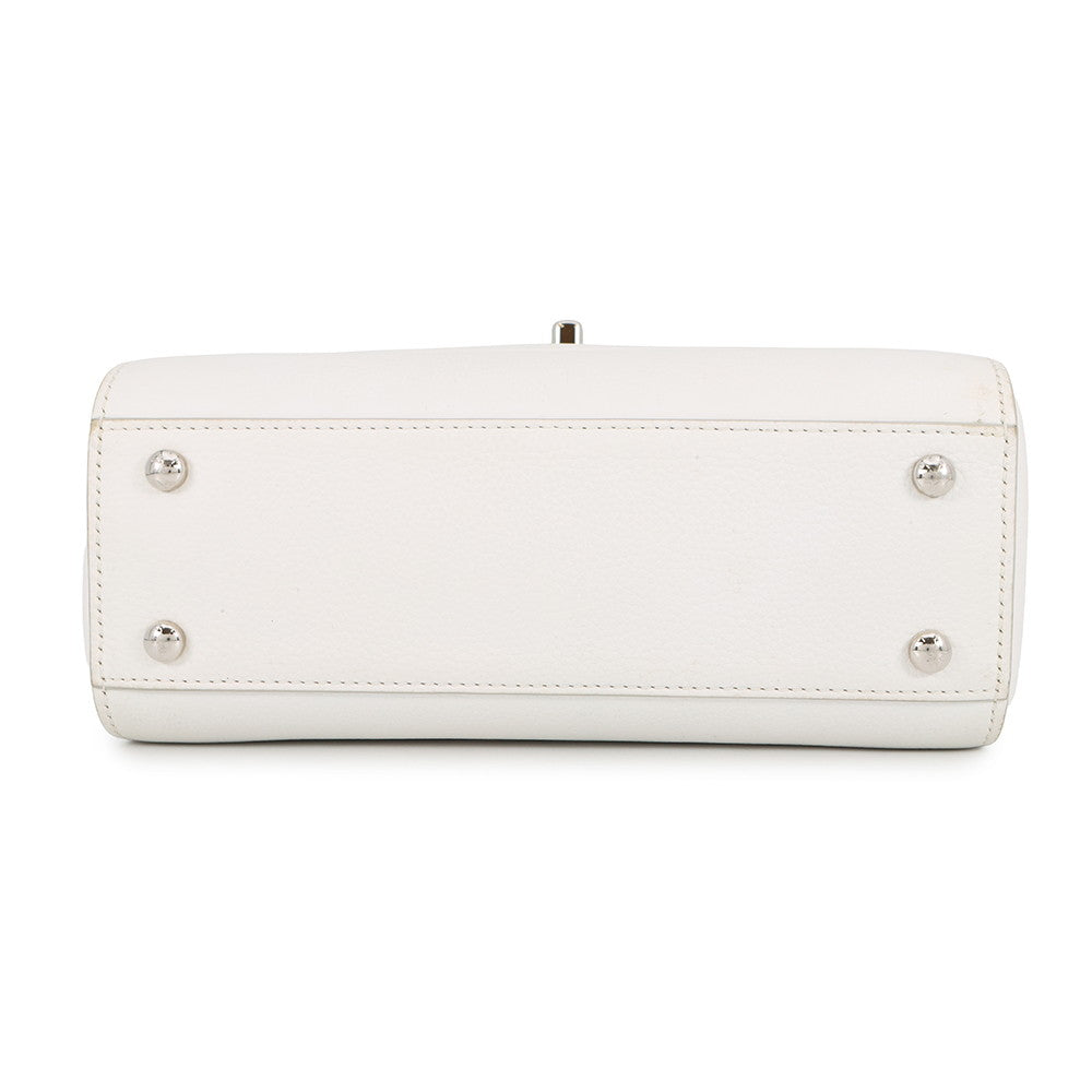 CHANEL Neo Executive 2WAY Handbag WhiteA69929 Leather Size Small