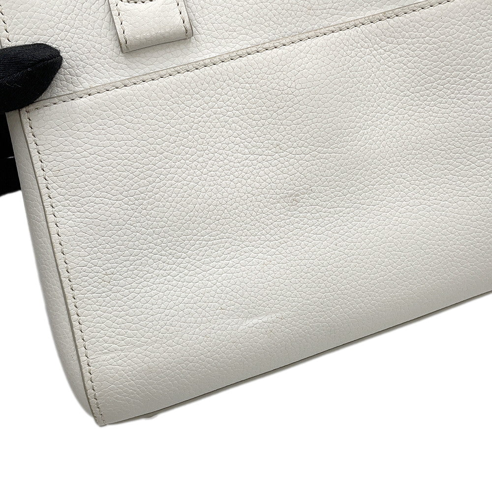 CHANEL Neo Executive 2WAY Handbag WhiteA69929 Leather Size Small