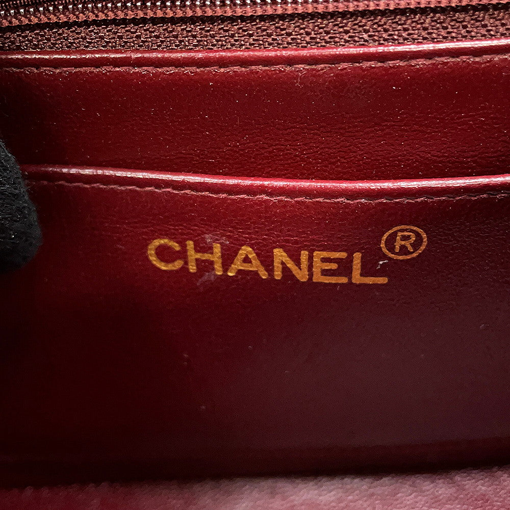 CHANEL Diana ChainShoulder Bag BlackA01164 Lambskin Size 22