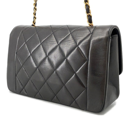 CHANEL Diana ChainShoulder Bag BlackA01164 Lambskin Size 22