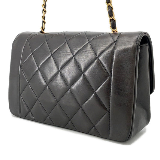 CHANEL Diana ChainShoulder Bag BlackA01164 Lambskin Size 22