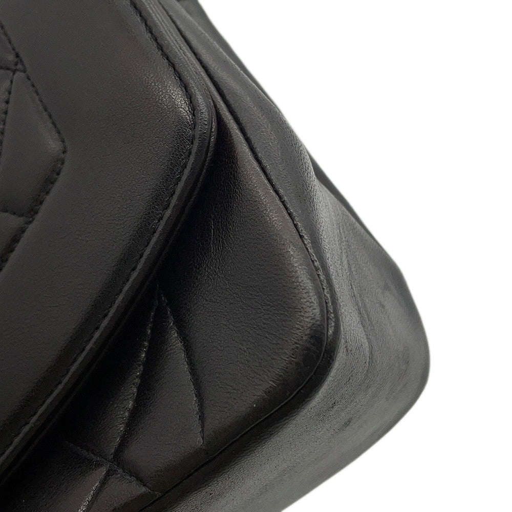 CHANEL Diana ChainShoulder Bag BlackA01164 Lambskin Size 22