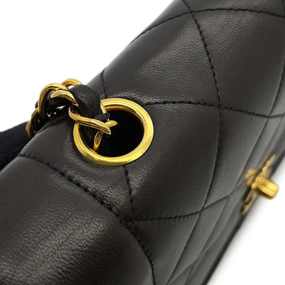 CHANEL Diana ChainShoulder Bag BlackA01164 Lambskin Size 22