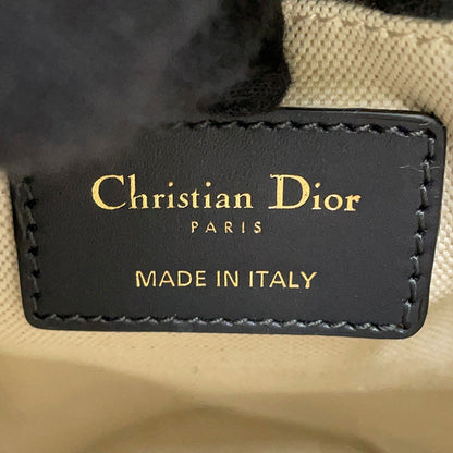 Dior Oblique Backpack Navy/BeigeM3350UTZQ Canvas Leather Size Small