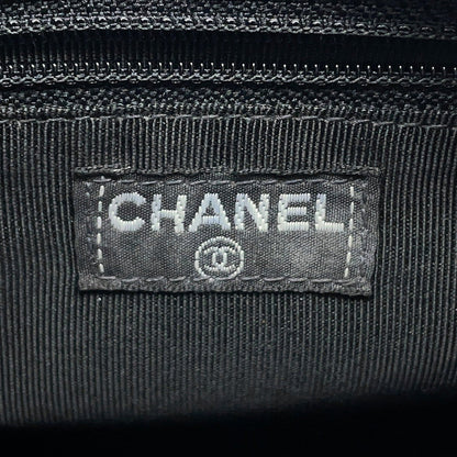 CHANEL Matelasse Handbag Black Lambskin