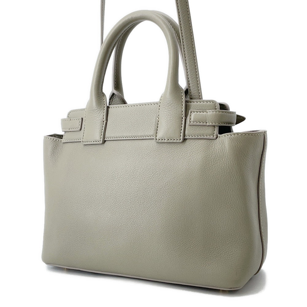 CELINE Teen Conti Bag Green Clay114543 Leather