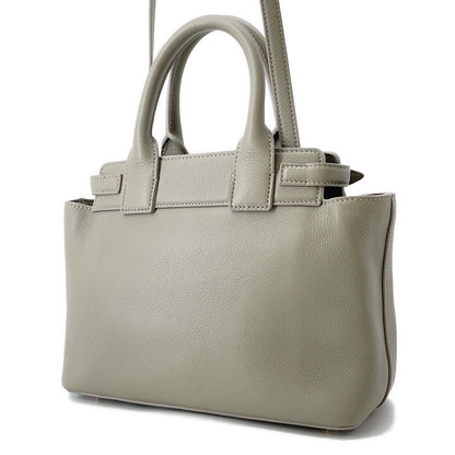 CELINE Teen Conti Bag Green Clay114543 Leather