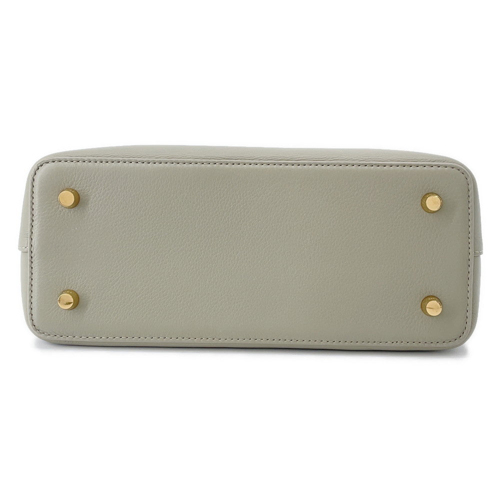 CELINE Teen Conti Bag Green Clay114543 Leather