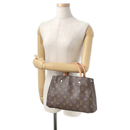 LOUIS VUITTON Montaigne BordeauxM41055 Monogram Size BB