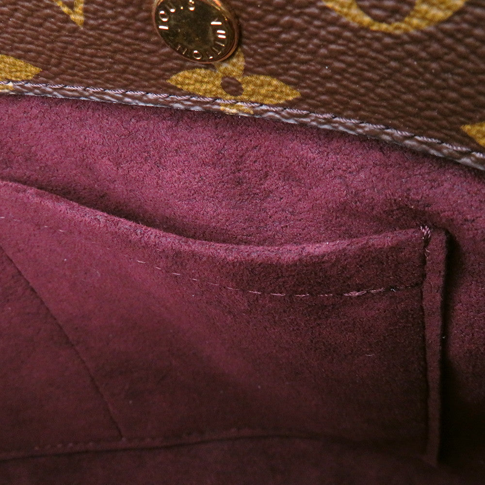 LOUIS VUITTON Montaigne BordeauxM41055 Monogram Size BB
